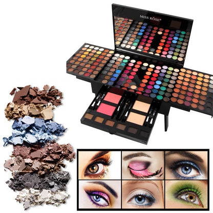 180 Colors Eyes Shadow Blush Palette Box