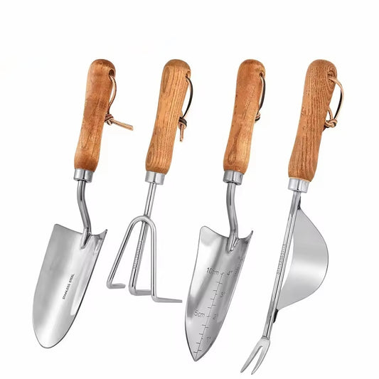 Wooden Handle Steel Gardening Tools