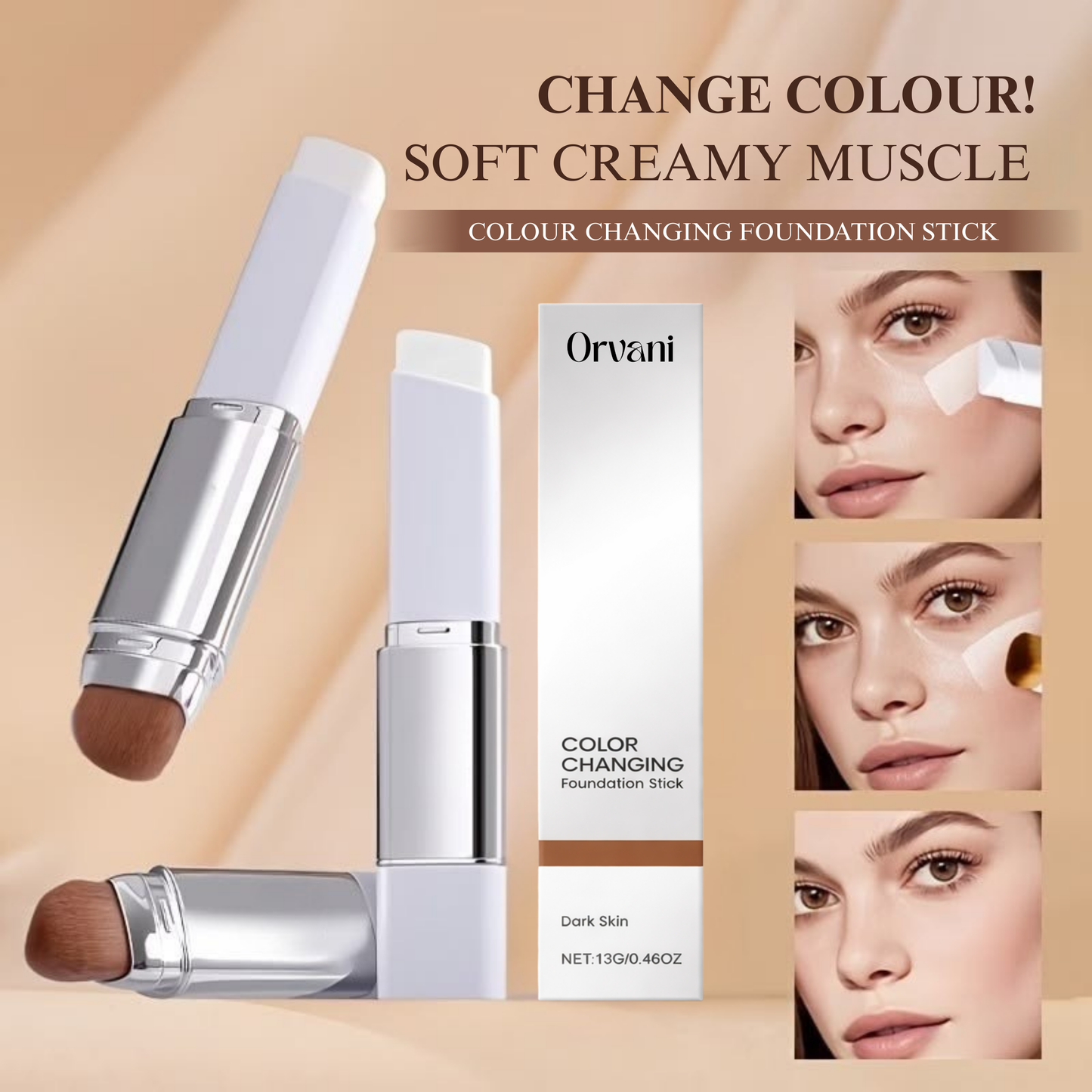 Lunarise™ 2-in-1 Color-Changing Foundation Stick