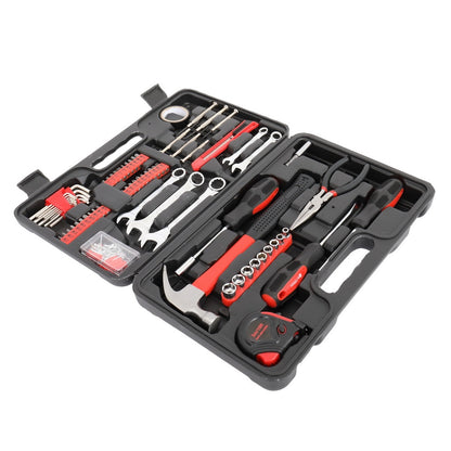 148pcs Iron Red Household Tool Set