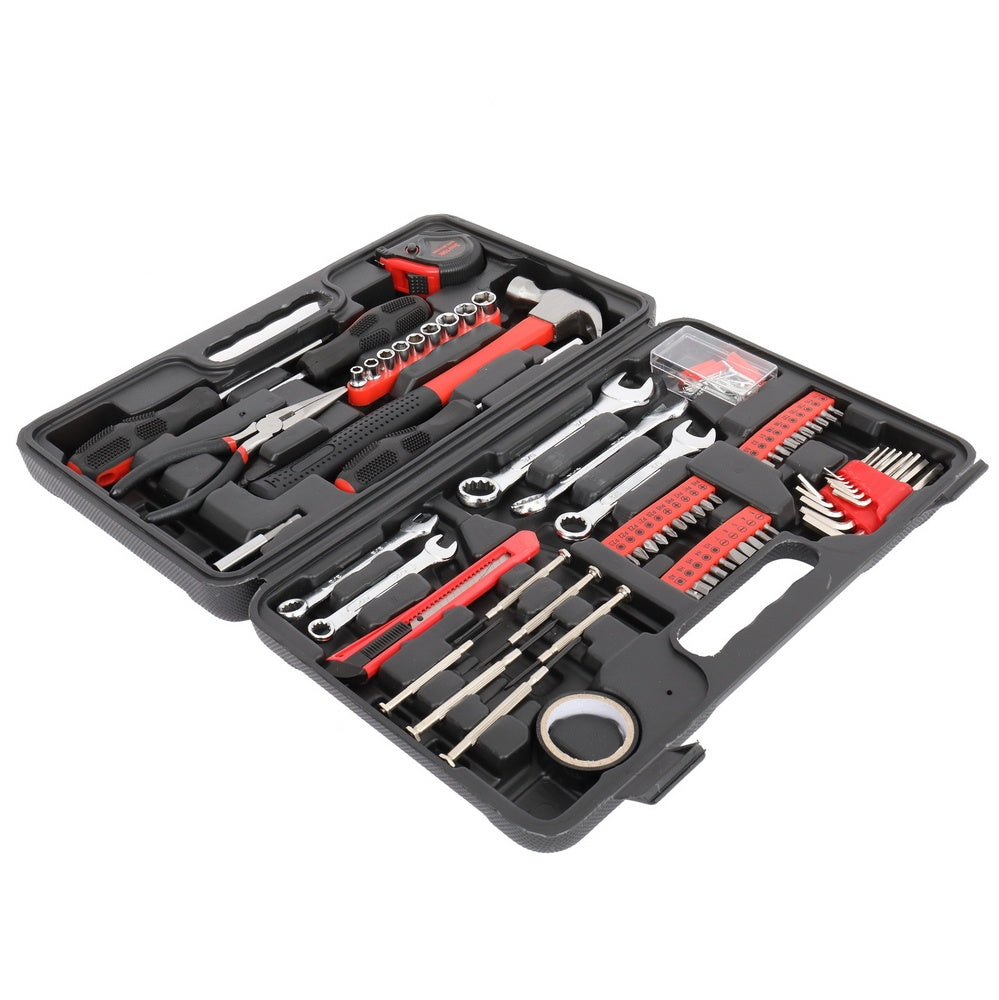 148pcs Iron Red Household Tool Set